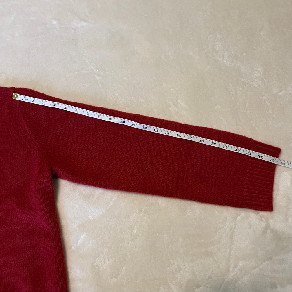 Abercrombie & Fitch Rust Red Cardigan Sweater Large - Picture 8 of 11